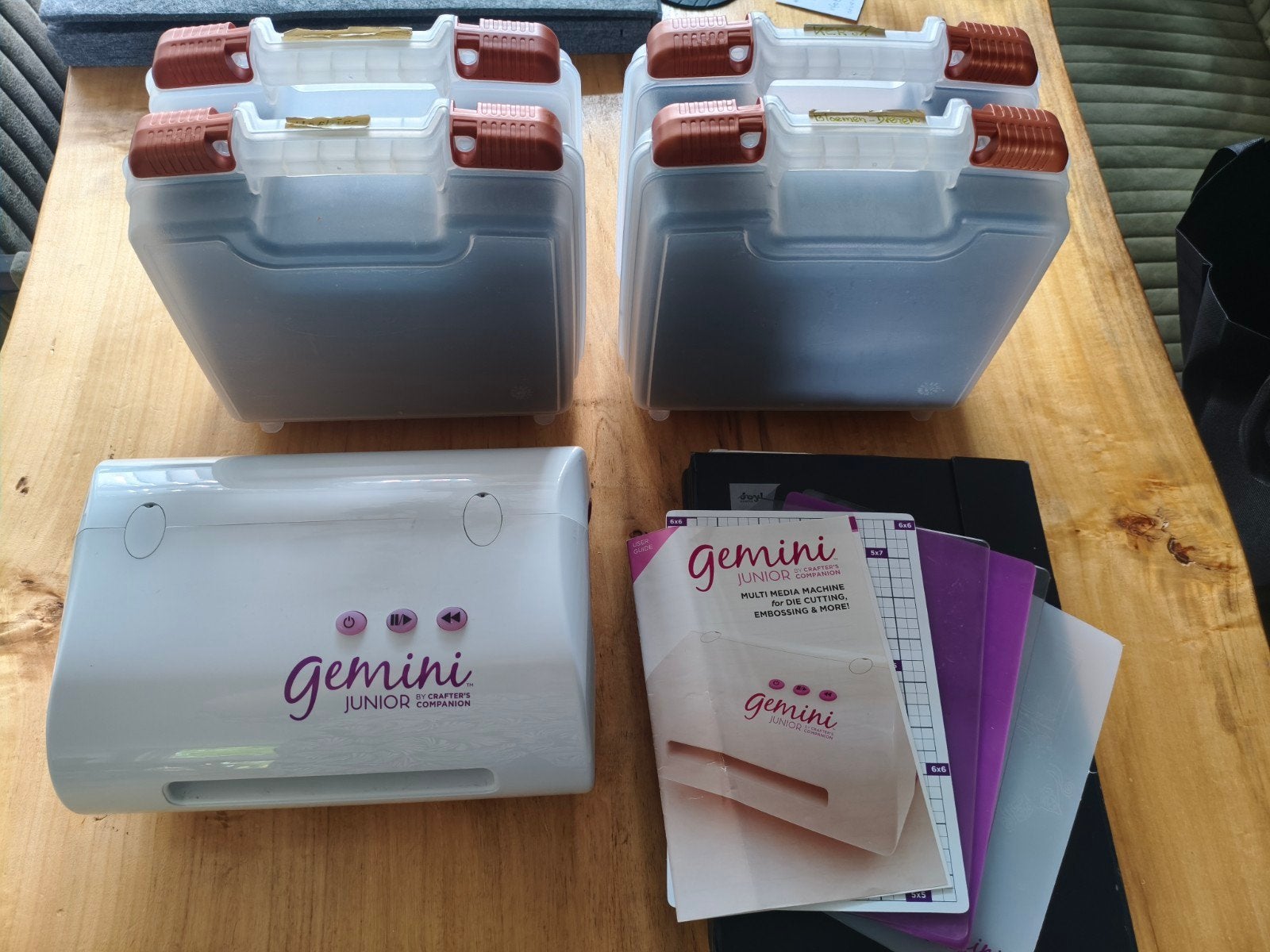Gemini Junior Stansmachine met uitgebreide set mallen, Ophalen, Zo goed als nieuw, Gereedschap of Toebehoren