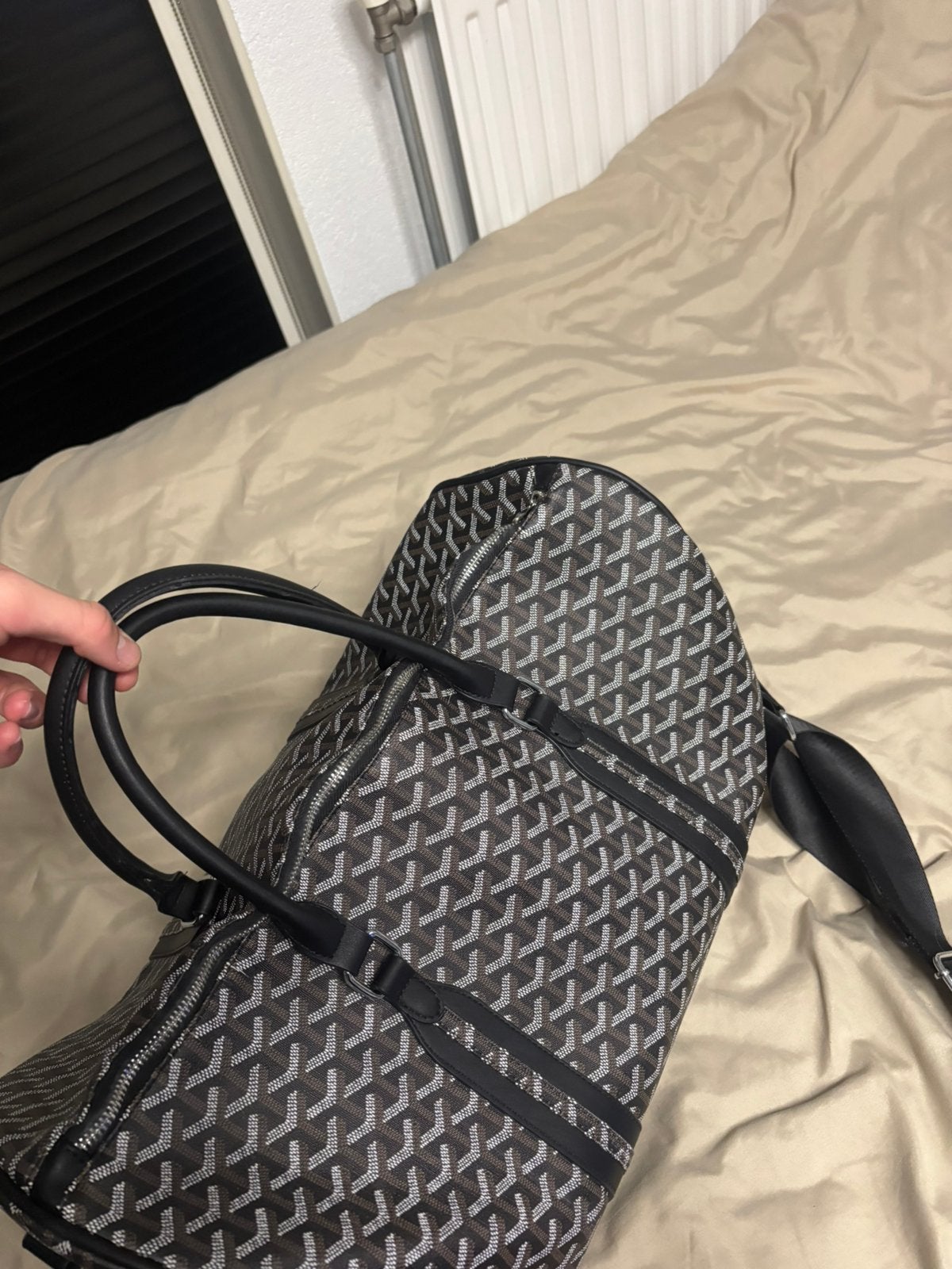 Goyard duffle bag, Ophalen of Verzenden, Gebruikt, Zwart, 30 cm of meer