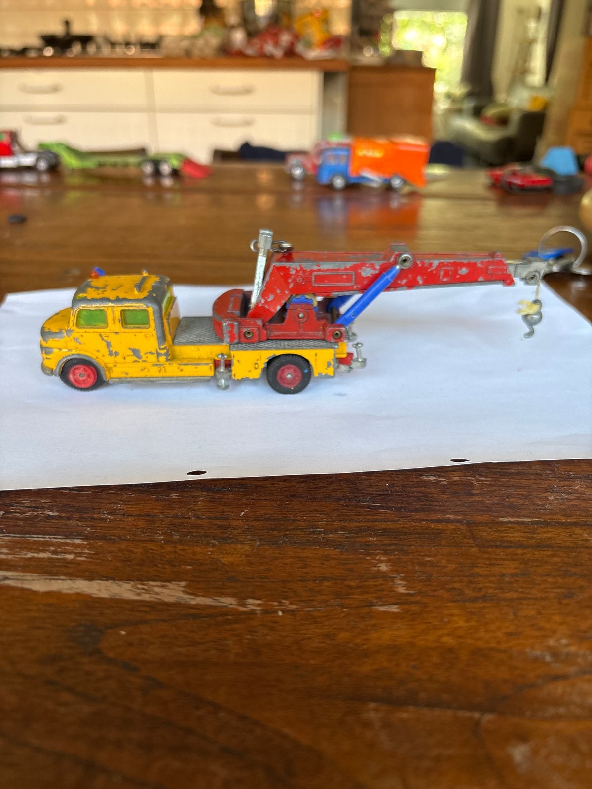 Vintage Matchbox Kraanwagen - Gebruikt, Ophalen