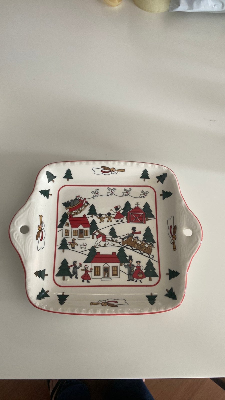 Serveerschaal Mason’s Christmas Village 1796, Ophalen