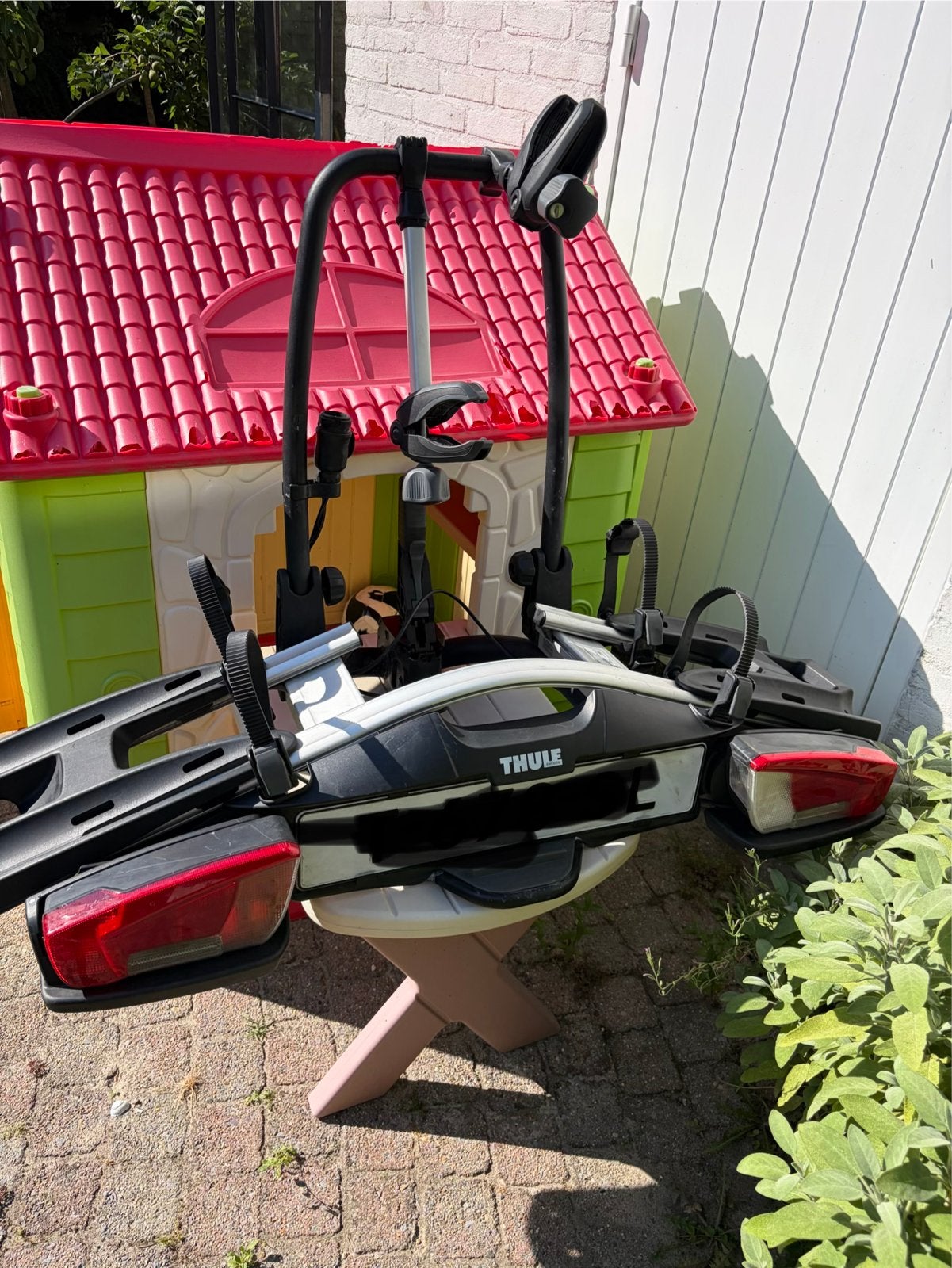 Thule VeloCompact 924 fietsendrager voor 2 fietsen, Auto diversen, Fietsendragers, Ophalen, Gebruikt, Brede banden, 2 fietsen