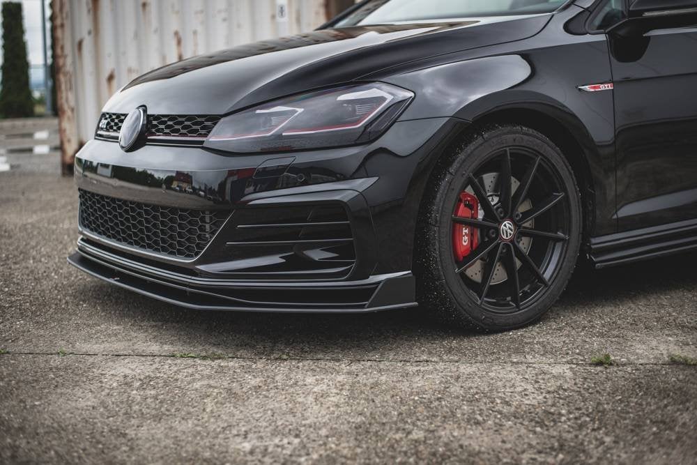 Voorlip skirt achterlip splitter diffuser Golf 7 GTI TCR 19+