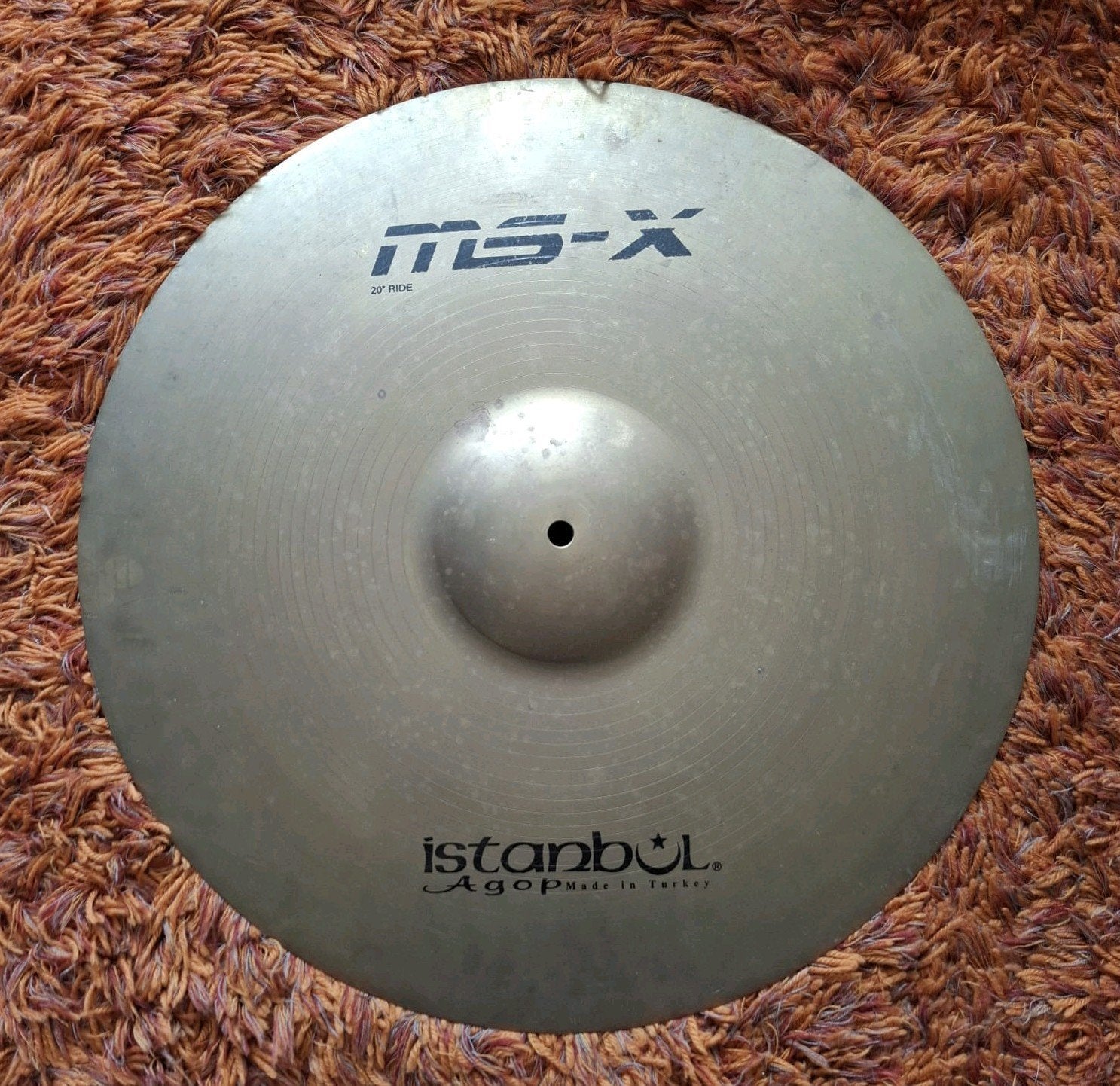 Istanbul Agop MS-X 20" Ride bekken / cymbal, Gebruikt, ., Drums of Percussie, Ophalen of Verzenden