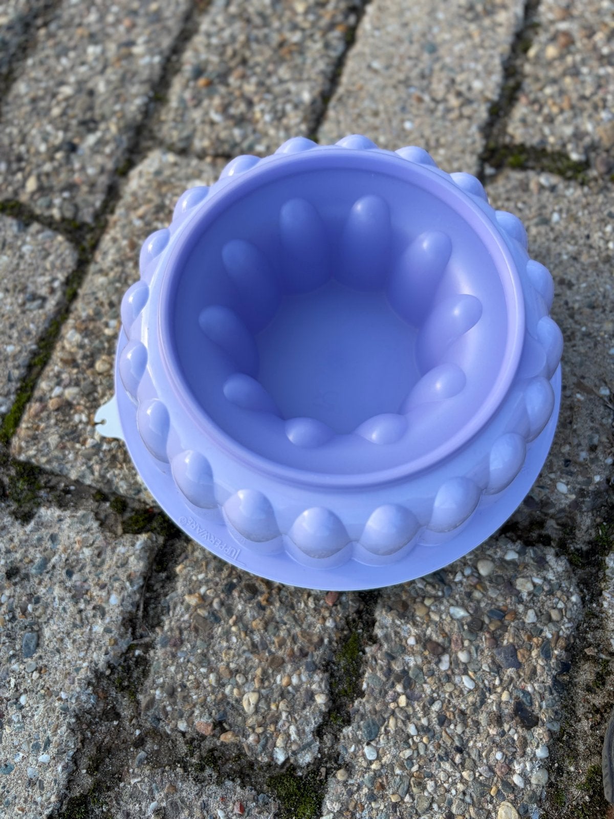 Tupperware Puddingvorm / Geleivorm - Paars, Gebruikt, Paars, Overige typen, Ophalen of Verzenden