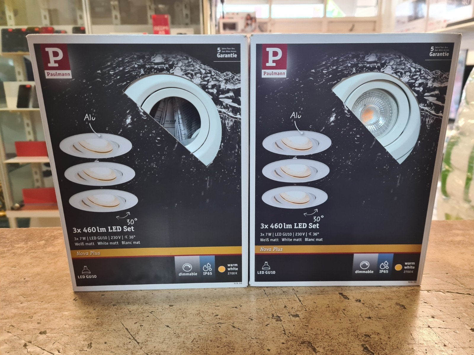 paulmann Led - inbouwlamp Nova Plus 3x460 lm /7w/ matt wit, Nieuw, Ophalen of Verzenden, Paulmann, Geschikt voor plafondmontage