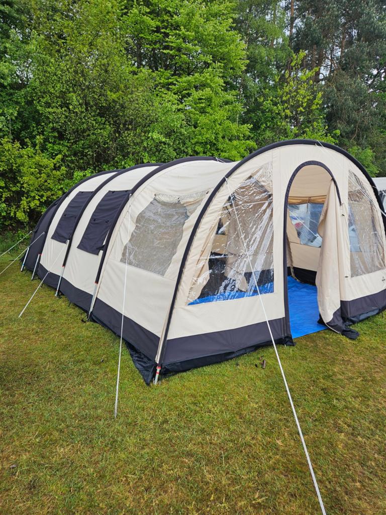 Obelink Familia 5 uit 2024, Caravans en Kamperen, Tenten, Ophalen, Zo goed als nieuw, Tot en met 5