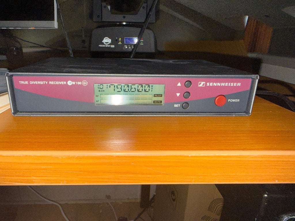 Sennheiser EW100 g2 receiver met belt pack en gebuiksaanw., Ophalen, Zo goed als nieuw, Overige typen, Draadloos