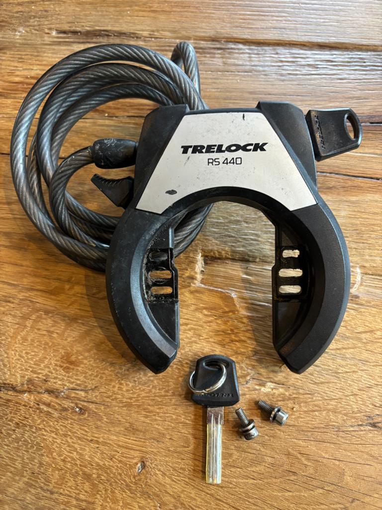 Trelock RS 440 Fietsslot, Fietsen en Brommers, Fietsaccessoires | Fietssloten, Ophalen of Verzenden, Gebruikt, Ringslot