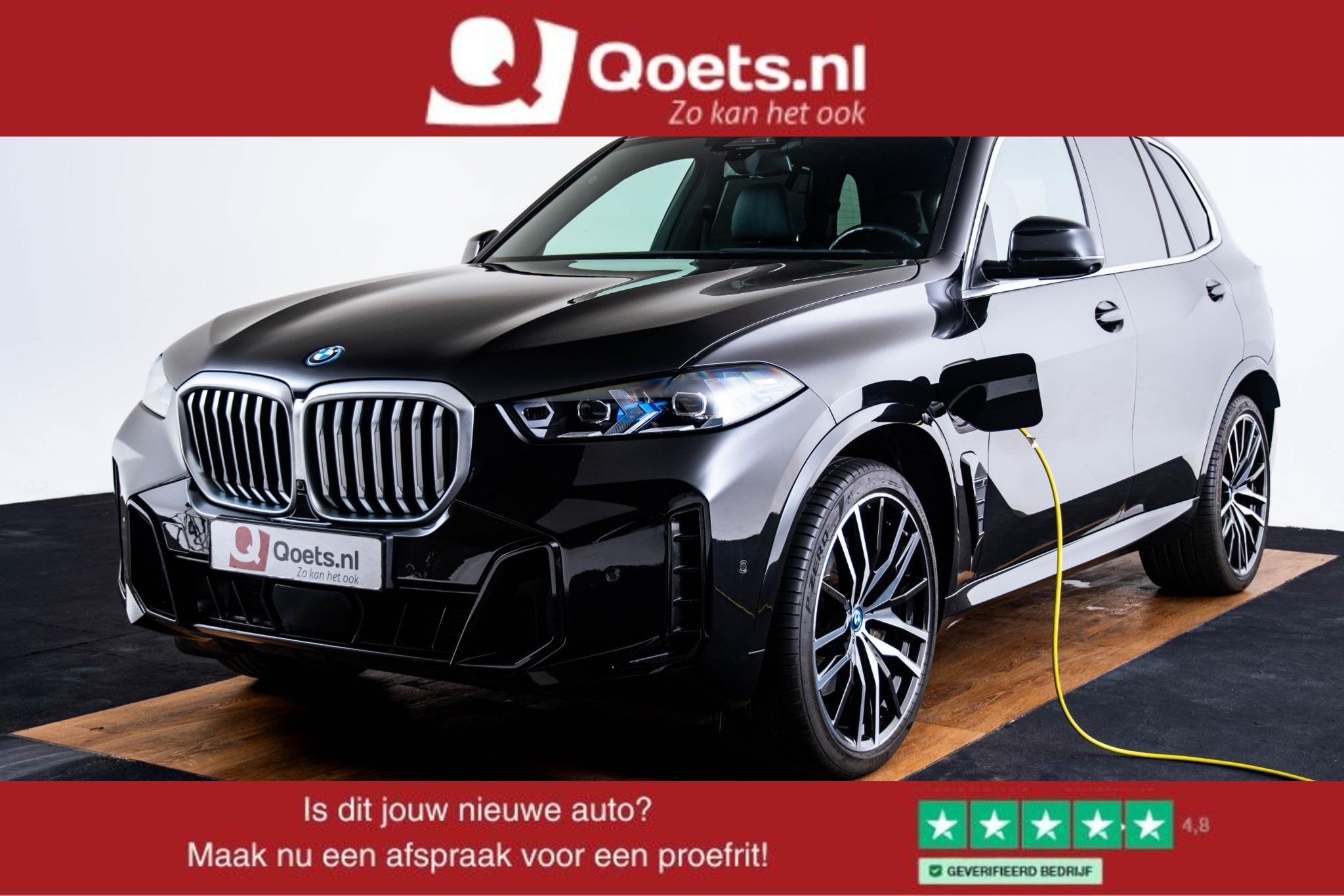 BMW X5 xDrive50e M Sport - Panoramadak - Driving/Parking Ass, 2395 kg, Met garantie (alle), Zwart, Bedrijf