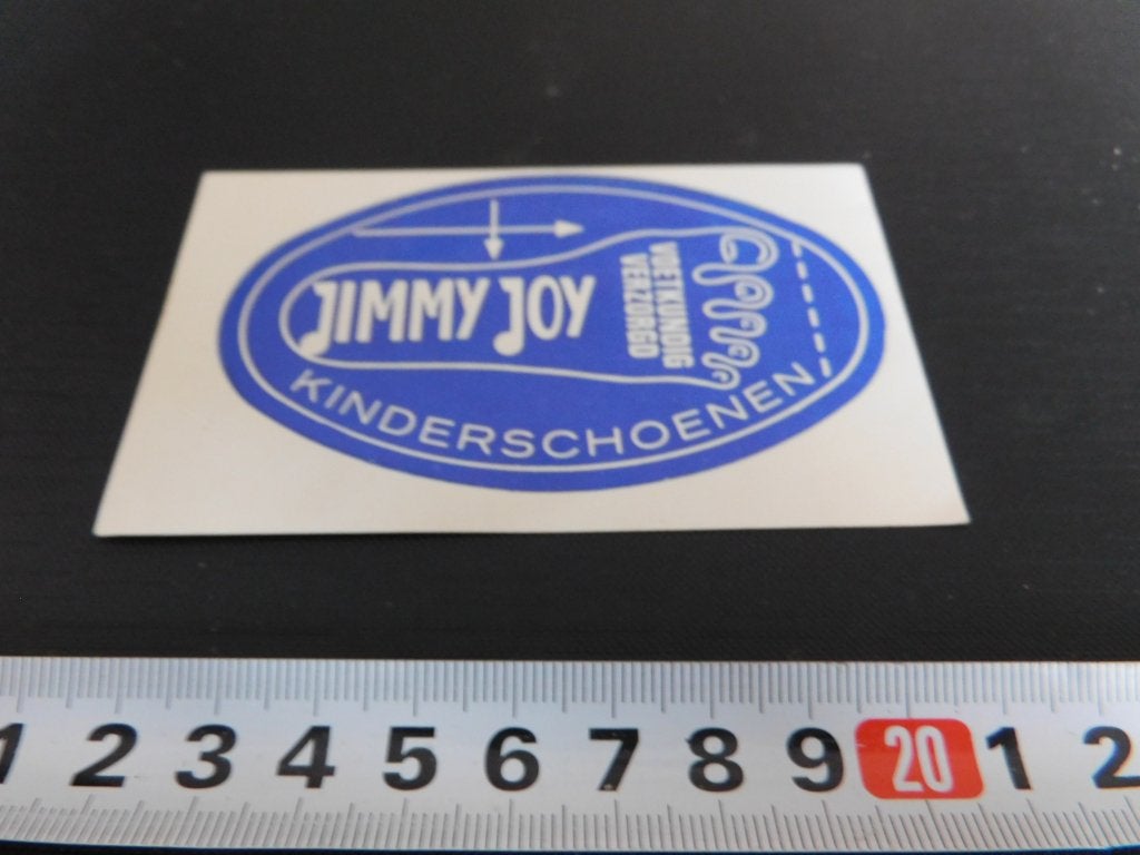 sticker Voetkundig verzorgd JIMMY JOY  Kinderschoenen, Ophalen, Zo goed als nieuw