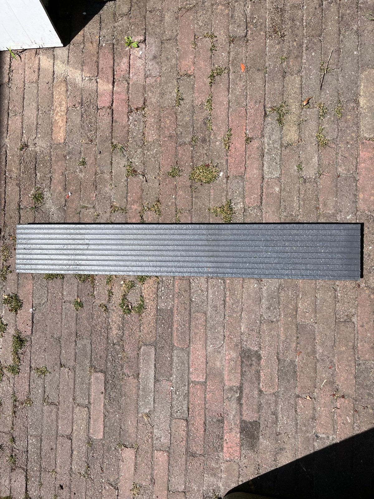 Composiet vlonderplanken 15 stuks grijs 1 meter breed, Tuin en Terras, Terrasdelen en Vlonders, Ophalen, Zo goed als nieuw, Composiet