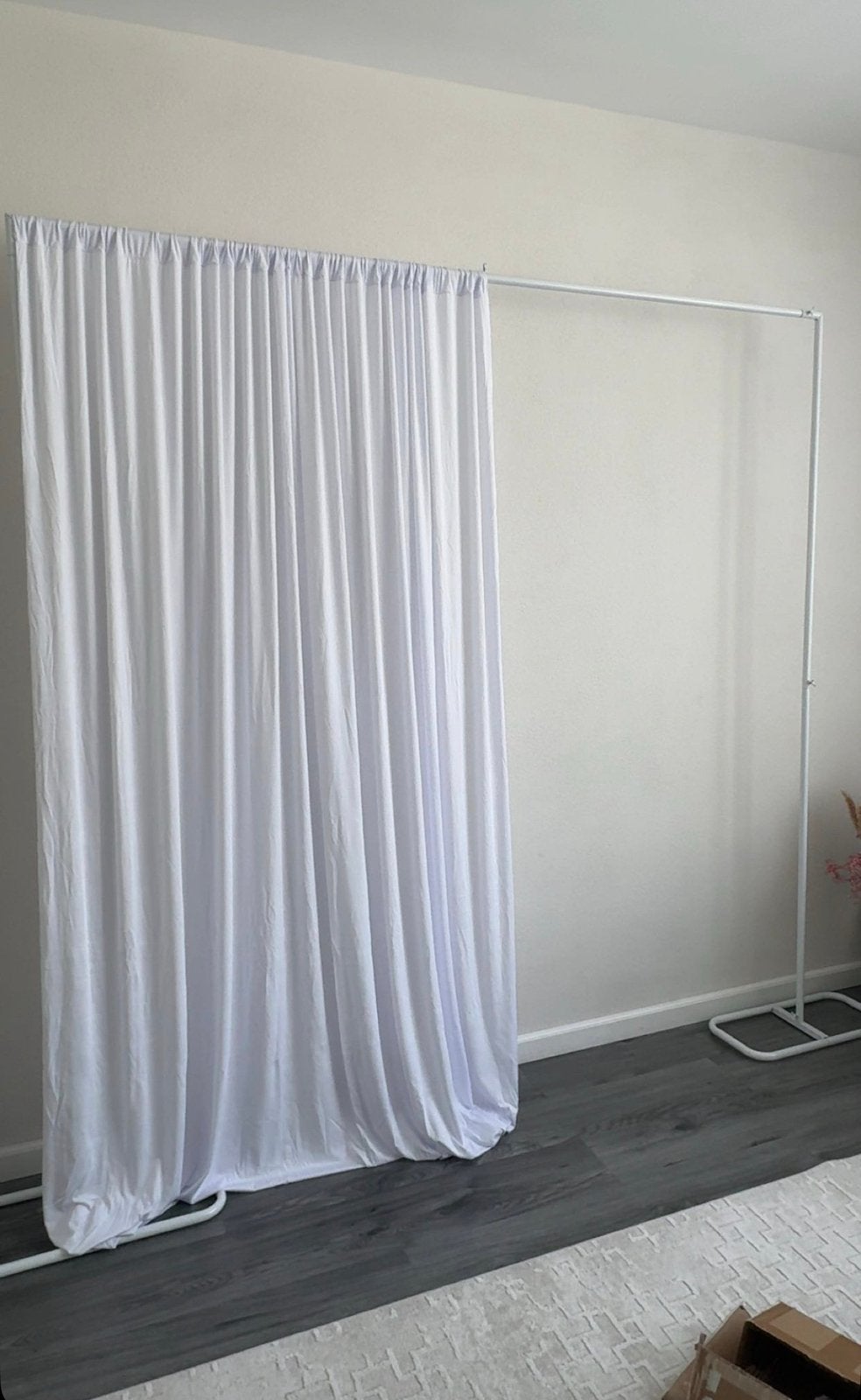 backdrop  met doek wit, Ophalen of Verzenden, Zo goed als nieuw, Wit