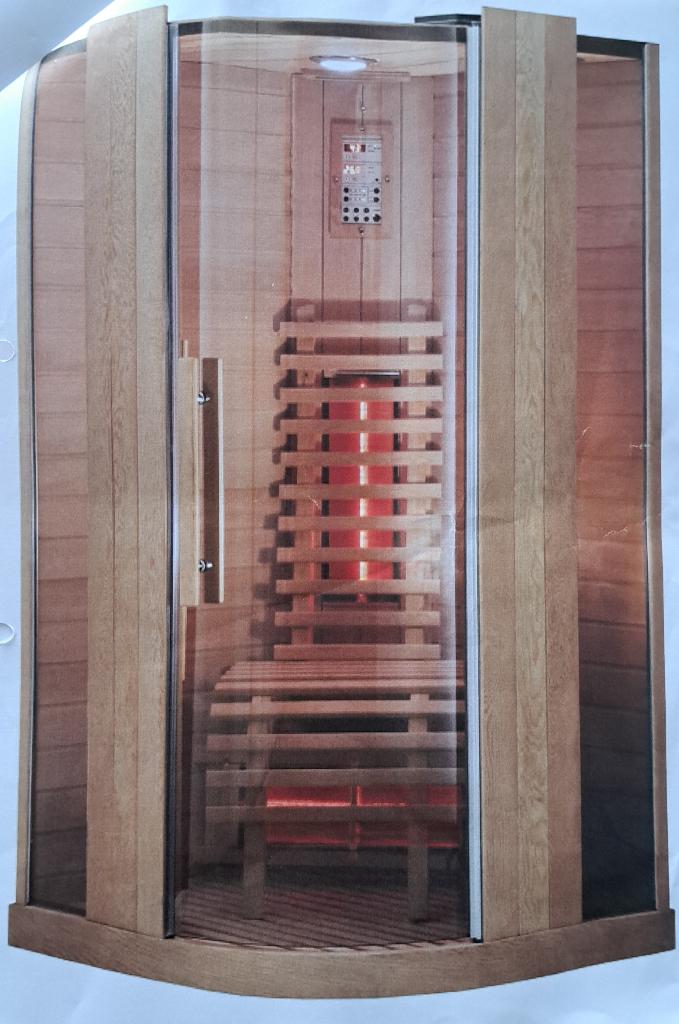 INFRAROOD SAUNA, Sport en Fitness, Sauna, Ophalen, Zo goed als nieuw, Infrarood, Complete sauna
