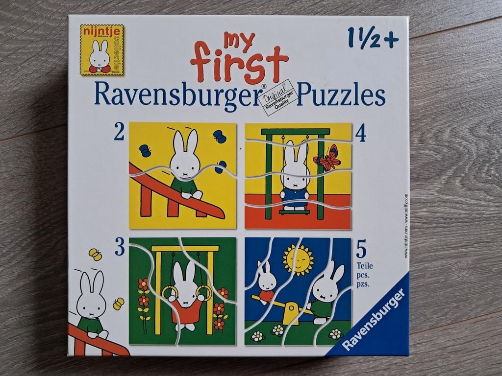Nijntje My first puzzles, Ophalen of Verzenden, Minder dan 10 stukjes, Zo goed als nieuw, 6 maanden tot 2 jaar