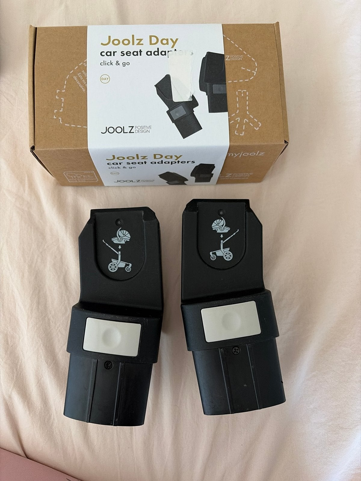 Joolz Day autostoel adapters click & go, Ophalen, Gebruikt, Overige merken