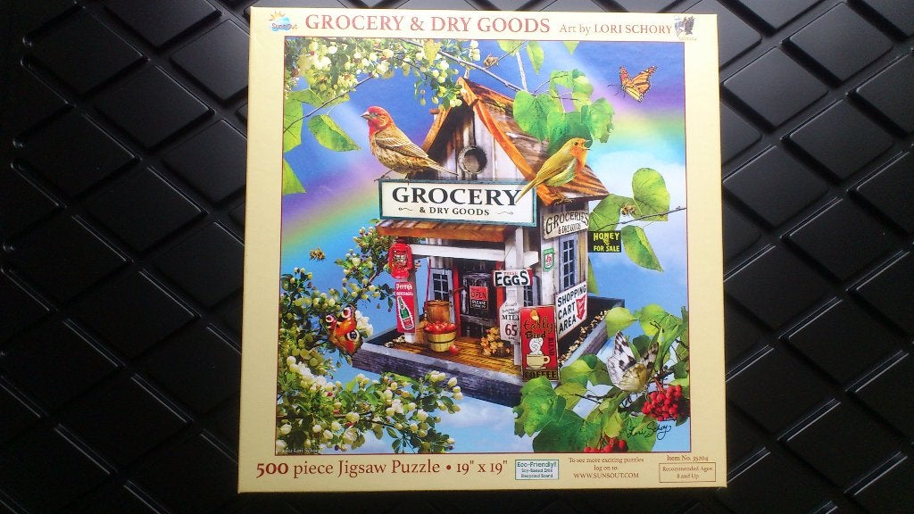 SunsOut - Grocery & Dry Goods - 500 L / XL - Compleet, Ophalen, 500 t/m 1500 stukjes, Zo goed als nieuw, Legpuzzel