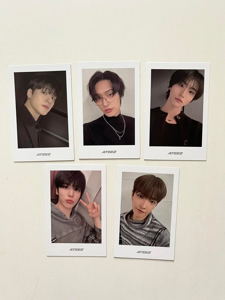 Ateez polaroid photocards, Verzenden, Zo goed als nieuw, Foto of Kaart
