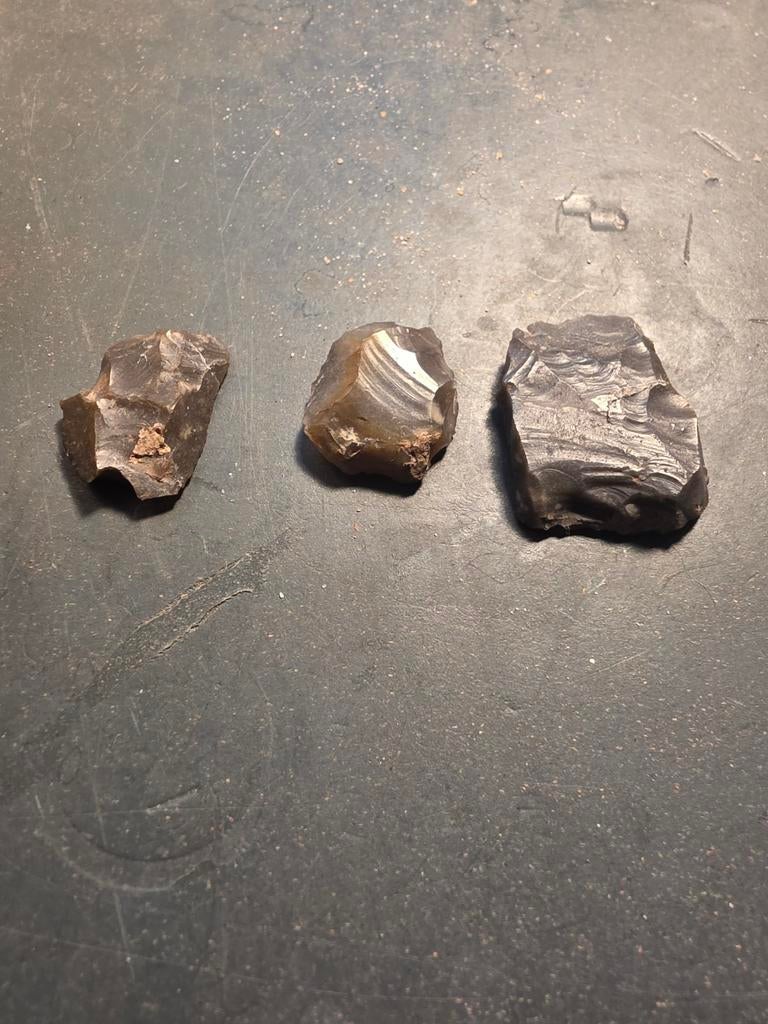 Artefacten stenen tijdperk prehistorie  uddel, Ophalen of Verzenden