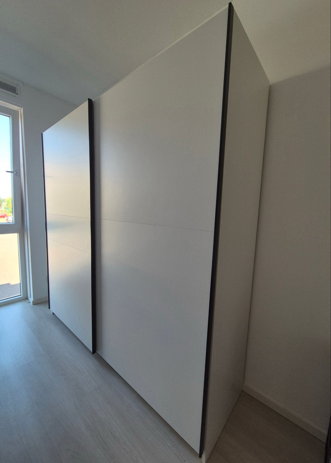 Schuifdeurkast Genua - 204x200x60cm, Huis en Inrichting, Kasten | Kledingkasten, Ophalen, Gebruikt, 200 cm of meer, 150 tot 200 cm