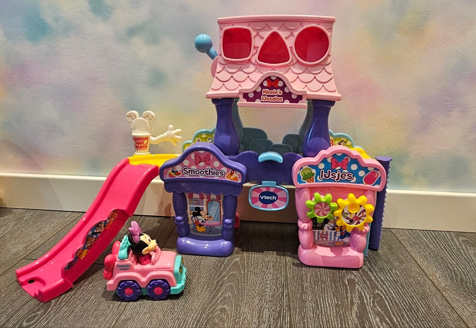 VTech Toet Toet Auto's Minnie's IJssalon Speelset, Ophalen of Verzenden, Gebruikt, Meisje