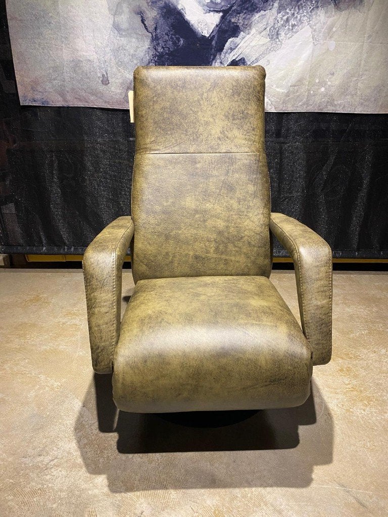 Jaxx Relaxfauteuil met sta op in leder nu €2299,-, Huis en Inrichting, Fauteuils, Ophalen, Nieuw, 50 tot 75 cm, Leer