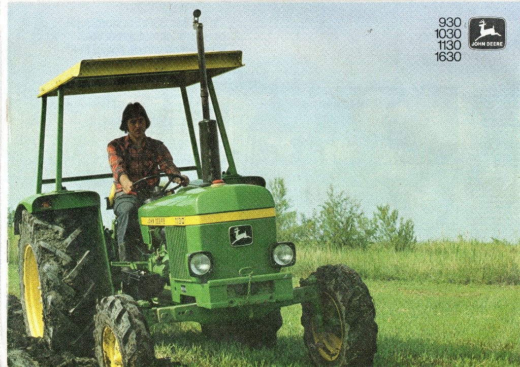 2 folders John Deere 30 serie tractoren, Ophalen of Verzenden, Zo goed als nieuw, Folder