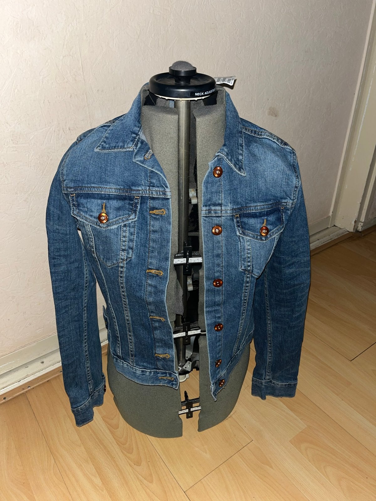 Nieuwe H&M spijkerjas - Maat 38, Ophalen of Verzenden, Nieuw, Maat 38/40 (M), Blauw