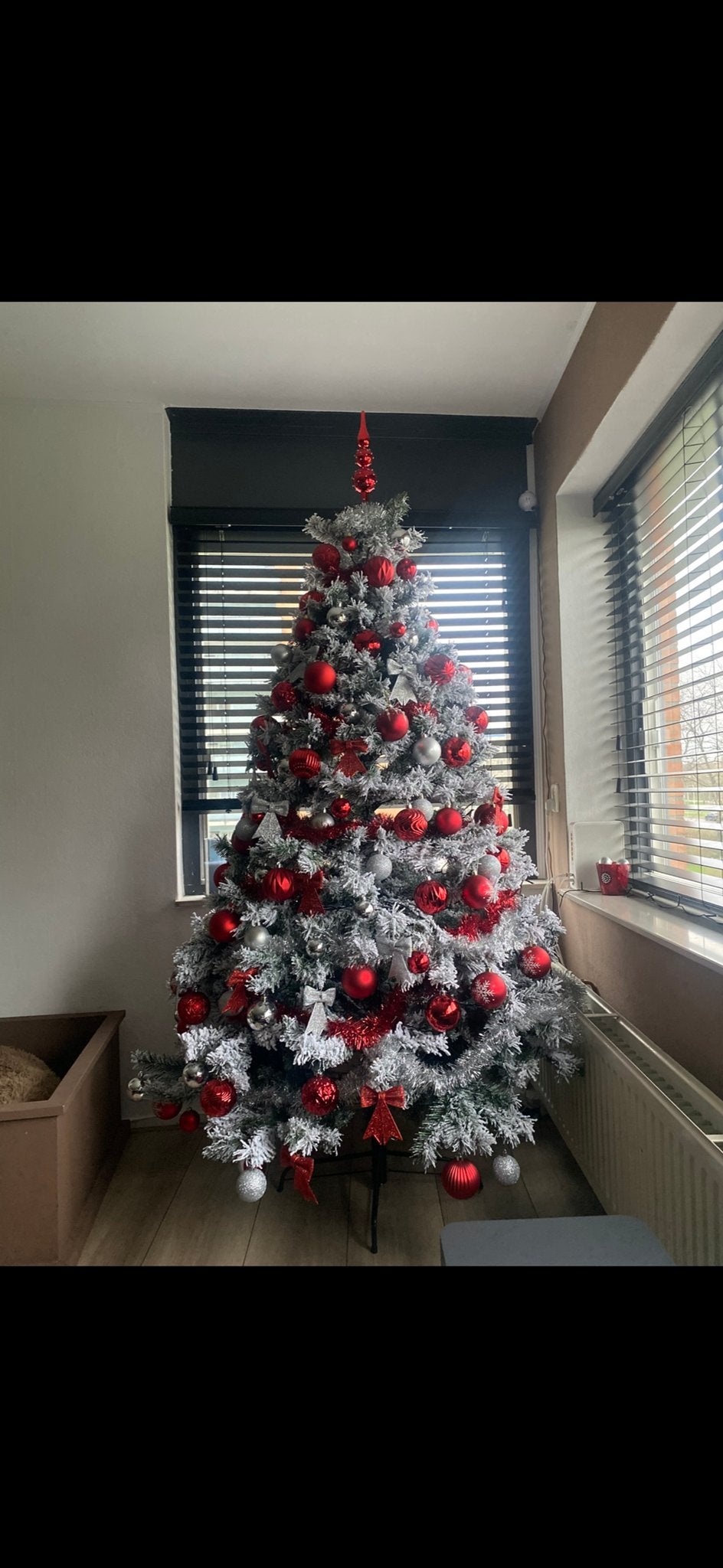 Kerstboom met sneeuw 210cm, Ophalen, Zo goed als nieuw, Overige