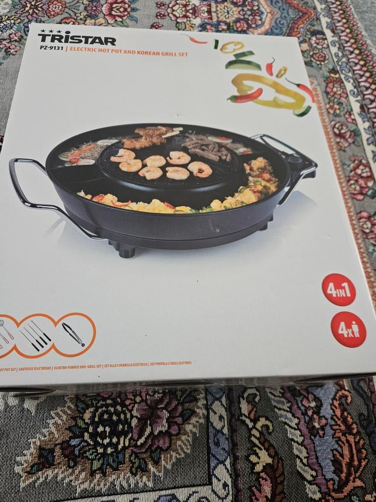 Tristar PZ-9131 Elektrische Hot Pot & Koreaanse Grill Set, Ophalen, Nieuw