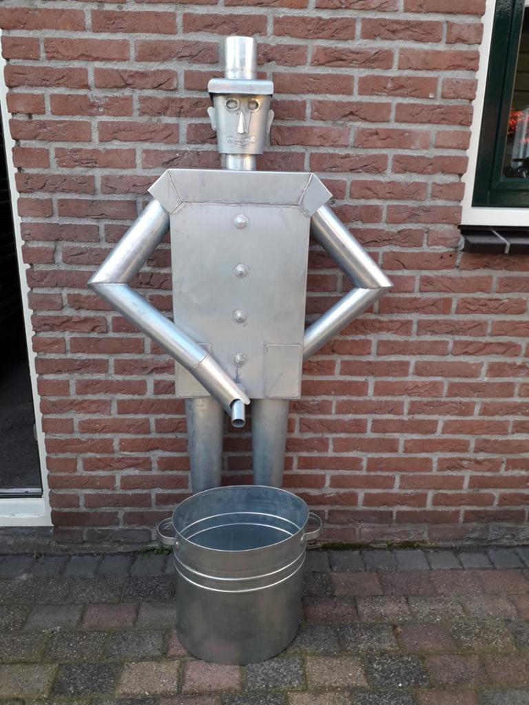 Handgemaakte zinken watermannen, Tuin en Terras, 150 liter of meer, Ophalen, Nieuw, Metaal
