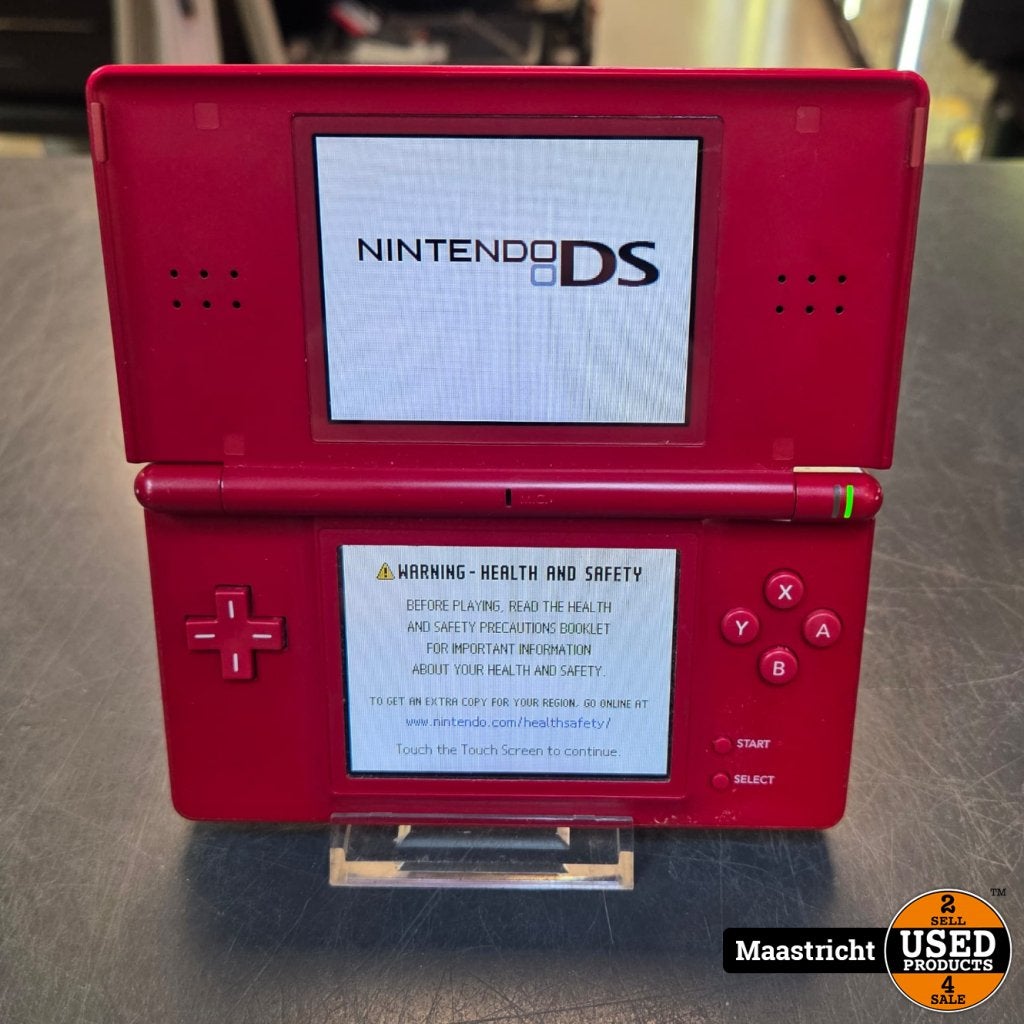 Nintendo DS Lite Rood + lader en tas | scharnier defect, Nintendo, Gebruikt, Support@nintendo.com, 11-1 Hokotate-cho, Kamitoba, Minami-ku
Kyoto 601-8501
Japan