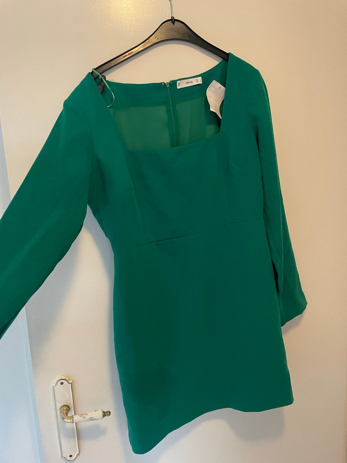 Mango groen jurkje maat 40, Maat 38/40 (M), Nieuw, Ophalen of Verzenden, Boven de knie