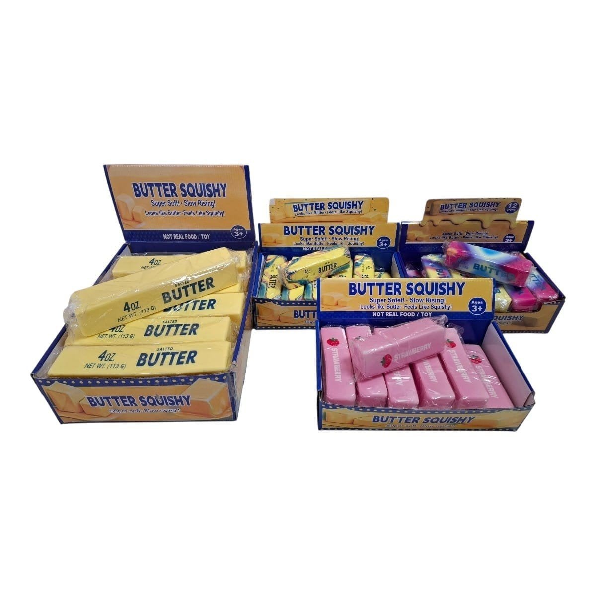 partij Squishy Butter 48 stuks € 100,-, Ophalen of Verzenden, Nieuw, Jongen of Meisje