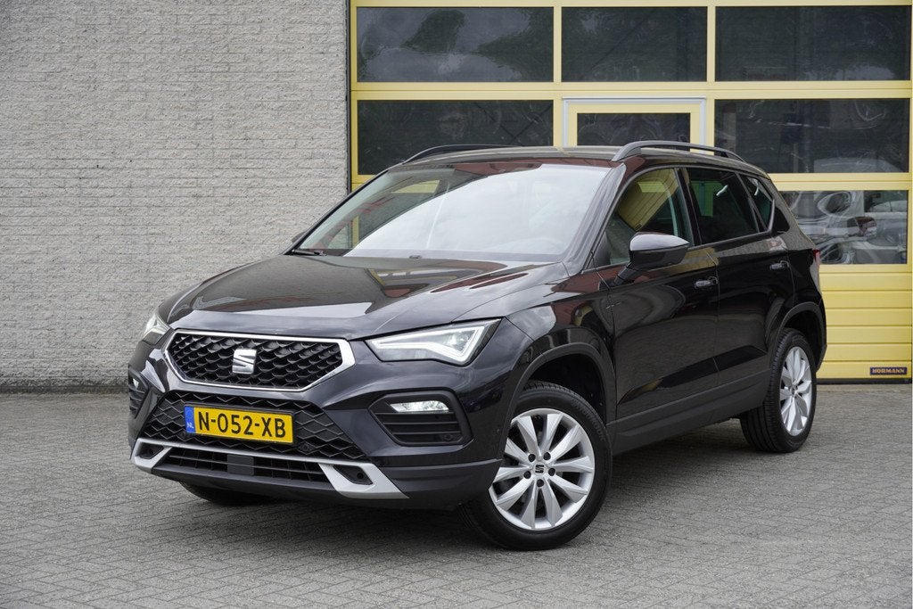 SEAT Ateca 1.0 TSI Style Business Intense BJ2022 Lmv 17" | L, Auto's, Seat, Voorwielaandrijving, Ateca, Zwart, Origineel Nederlands