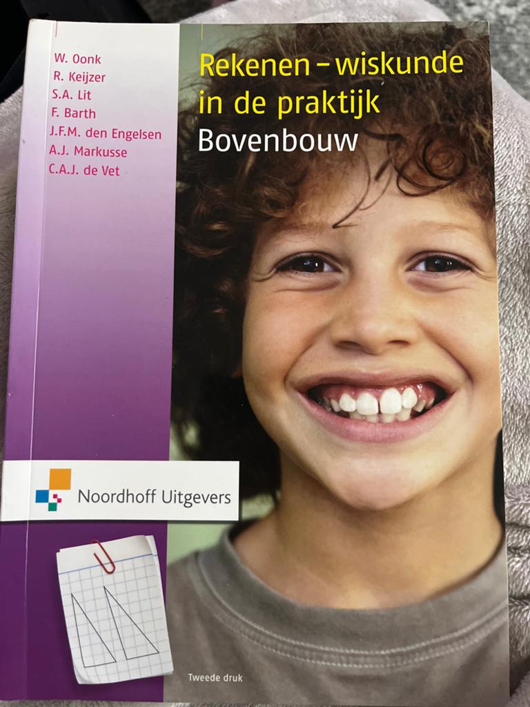 Pabo boek. Rekenen - wiskunde in de praktijk Bovenbouw, Ophalen of Verzenden, Beta, Zo goed als nieuw, HBO