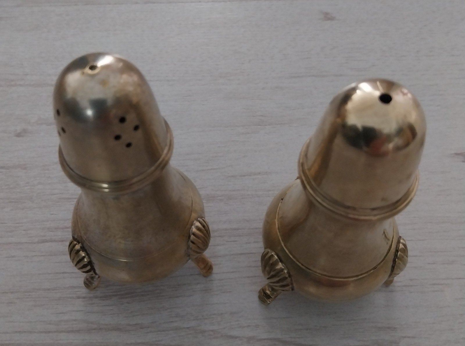 vintage zout- en peperstrooiers in prima staat, Ophalen of Verzenden