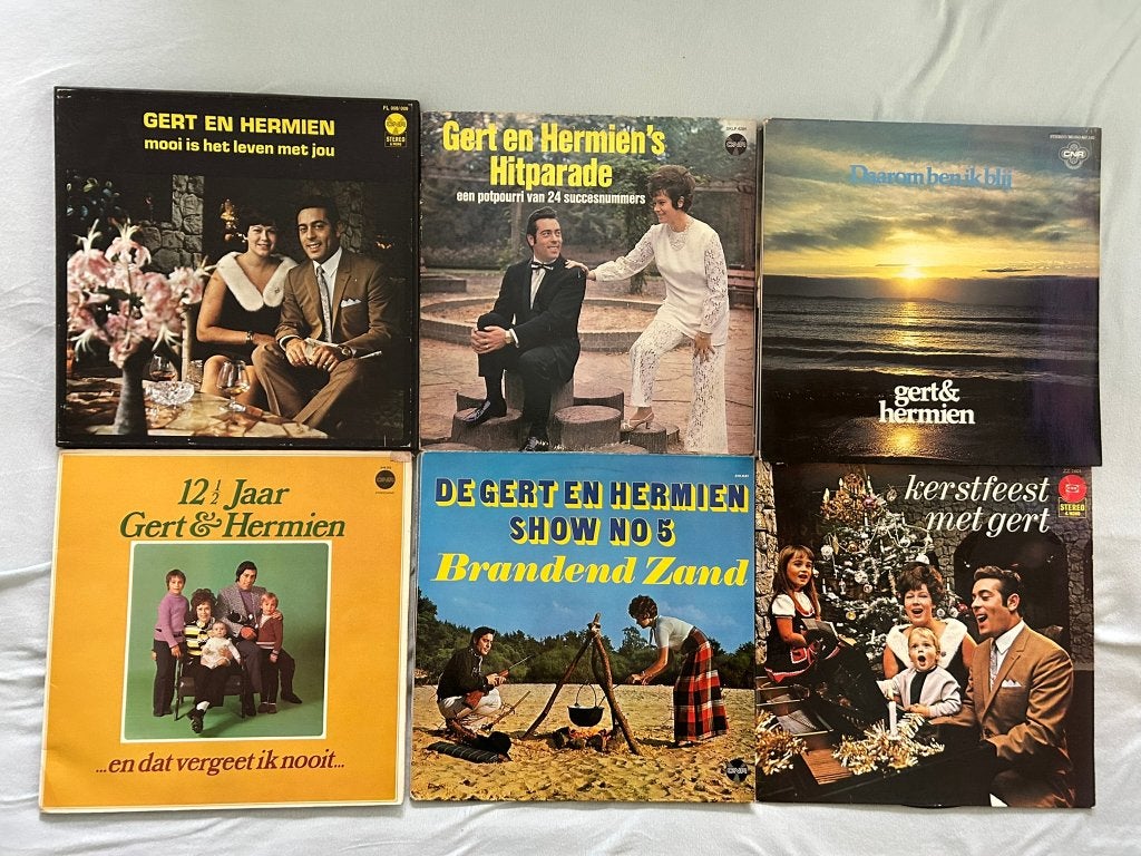 21 LP's Gert & Hermien (ook per stuk te koop), Ophalen of Verzenden, Gebruikt, 12 inch, Levenslied of Smartlap