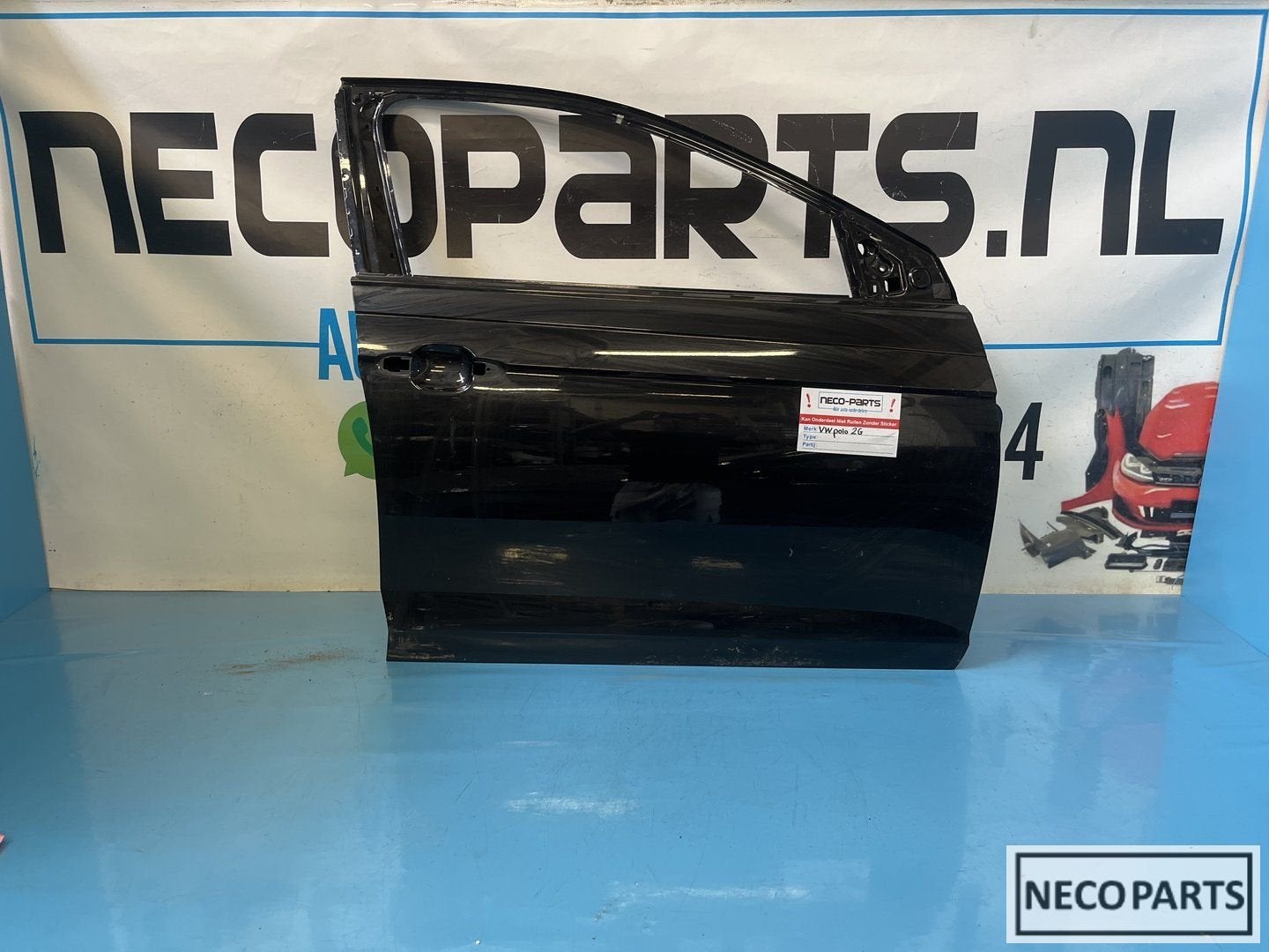 VW POLO 2G VOOR DEUR PORTIER ORIGINEEL ALLES LEVERBAAR!!!, Gebruikt, -, Volkswagen, -