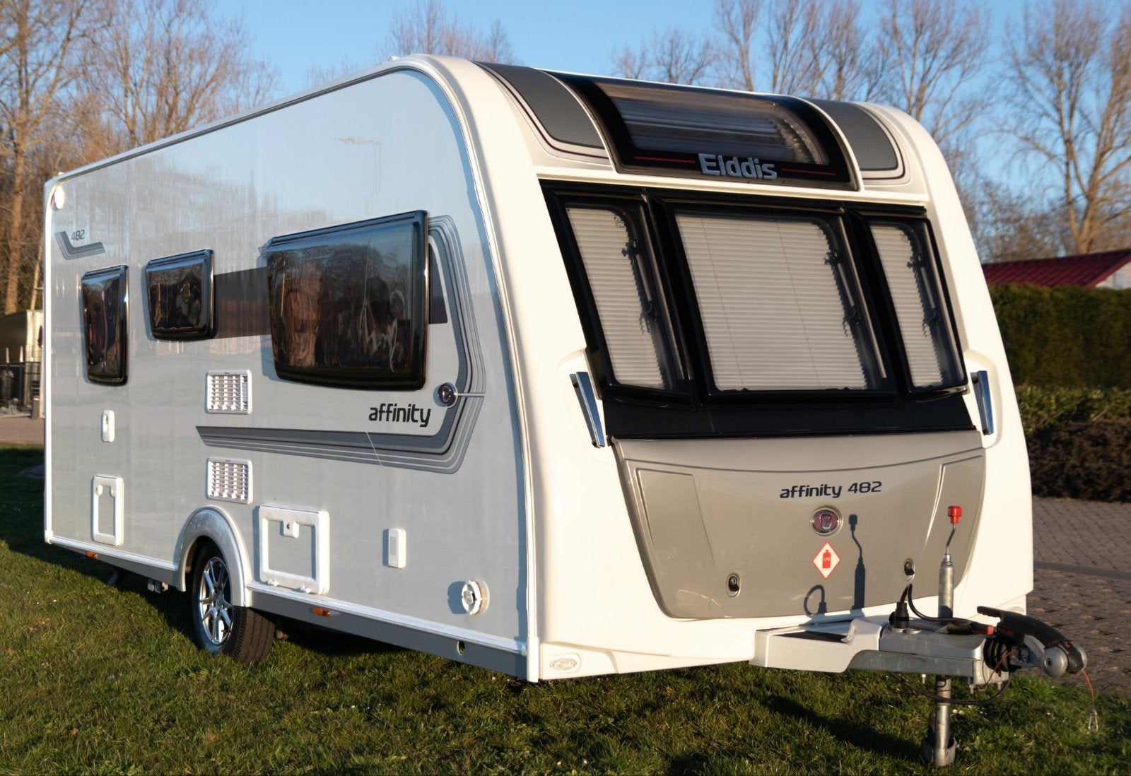 Elddis Affinity 482 2017 1ste eigenaar/VolledigOnderhoud, Caravans en Kamperen, Caravans, Bedrijf, tot en met 2, 1000 - 1250 kg