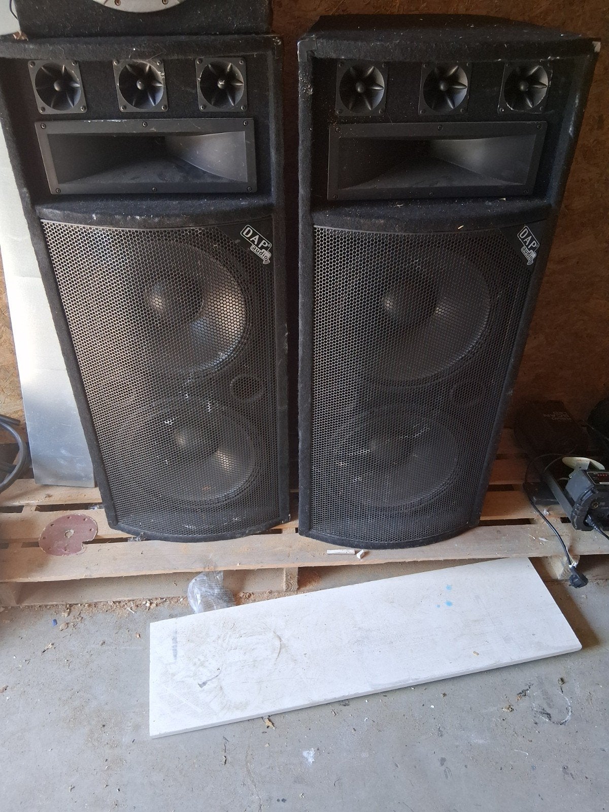 DAP Audio PA-luidsprekers (set van 2), Ophalen, Gebruikt, 500 tot 1000 watt, P.A.