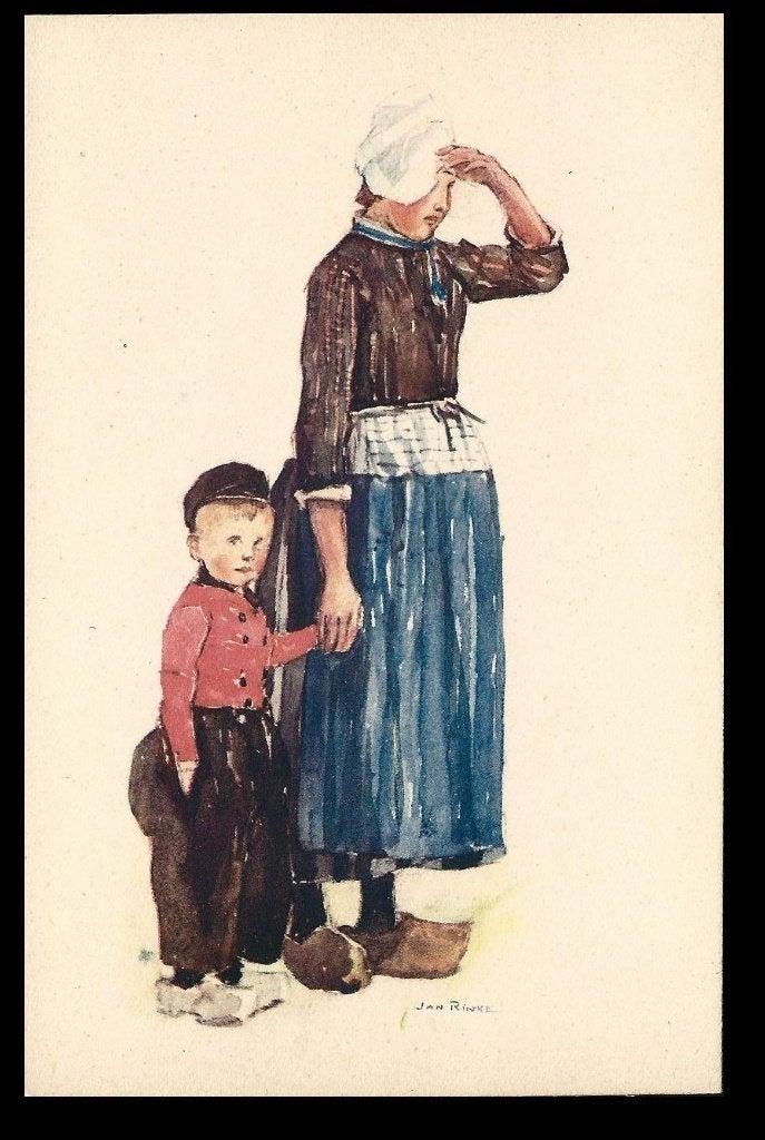 Jan Rinke Klederdracht Z19, Ophalen of Verzenden, 1920 tot 1940, Ongelopen, Klederdracht