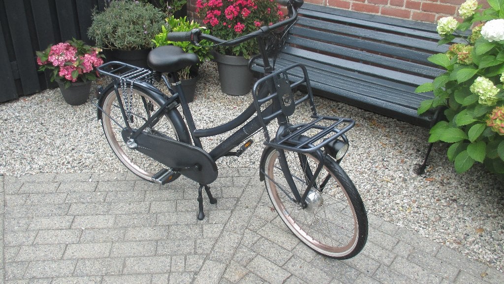 Cortina  transport  fiets. 24  inch, 3 ver., Ophalen, Terugtraprem, 24 inch, Versnellingen