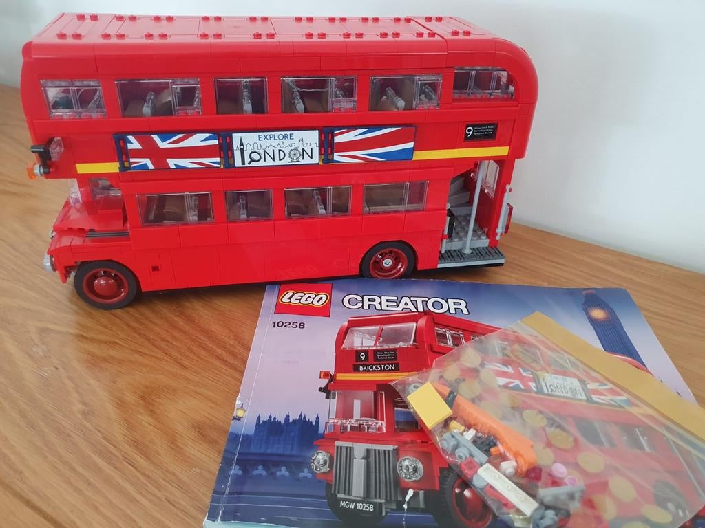 LEGO Creator Expert London Bus 10258 met verlichting, Ophalen of Verzenden, Zo goed als nieuw, Overige merken