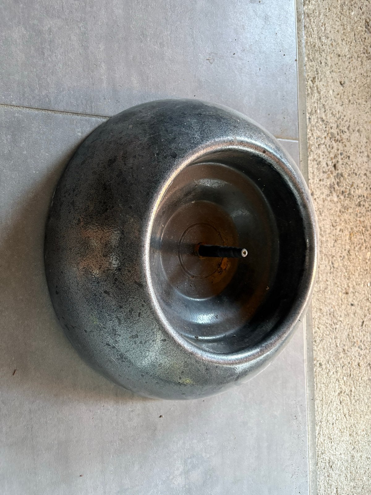 Kerstboom standaard. Metalen schaal/bak, Diversen, Kerst, Ophalen