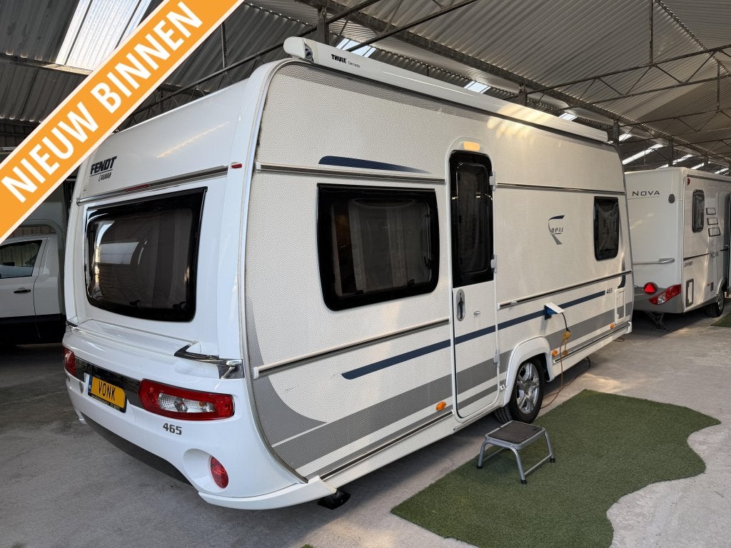Fendt Opal 465 SFB | Mover | Thule luifel | Ventura voortent, Caravans en Kamperen, Kluisje, Rondzit, Bedrijf, Overige typen