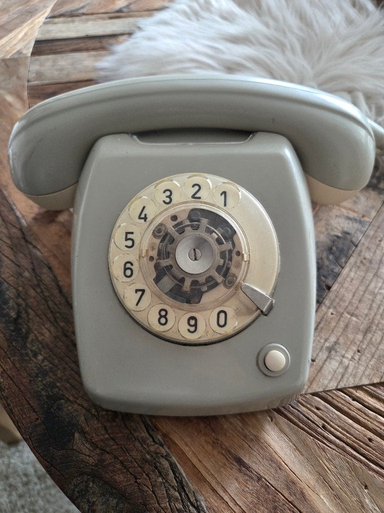 Telefoon  oude ptt draai schijf telefoon, Ophalen of Verzenden, Gebruikt, Met draaischijf