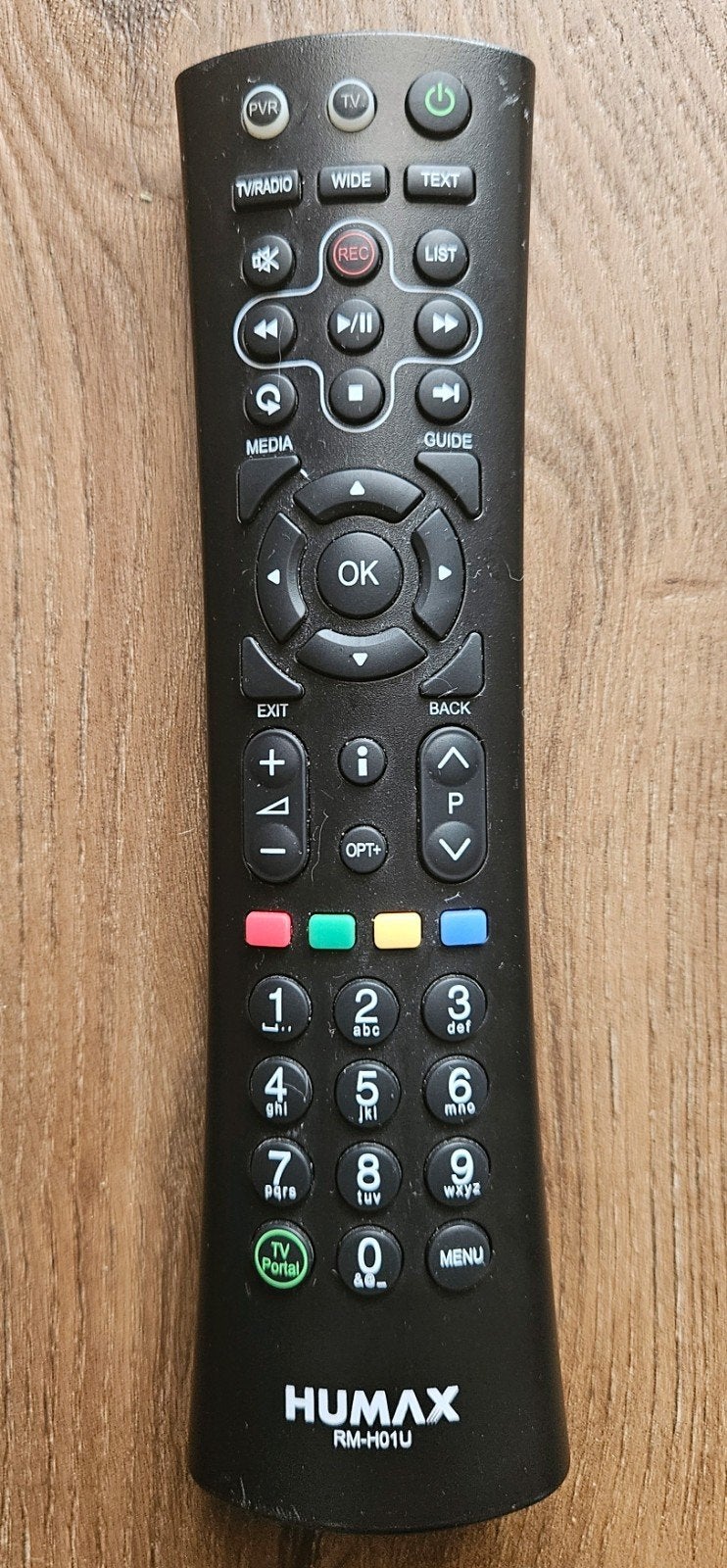 Humax RM-M01U Afstandsbediening - Gebruikt, Audio, Tv en Foto, Afstandsbedieningen, Ophalen of Verzenden, Gebruikt, Origineel
