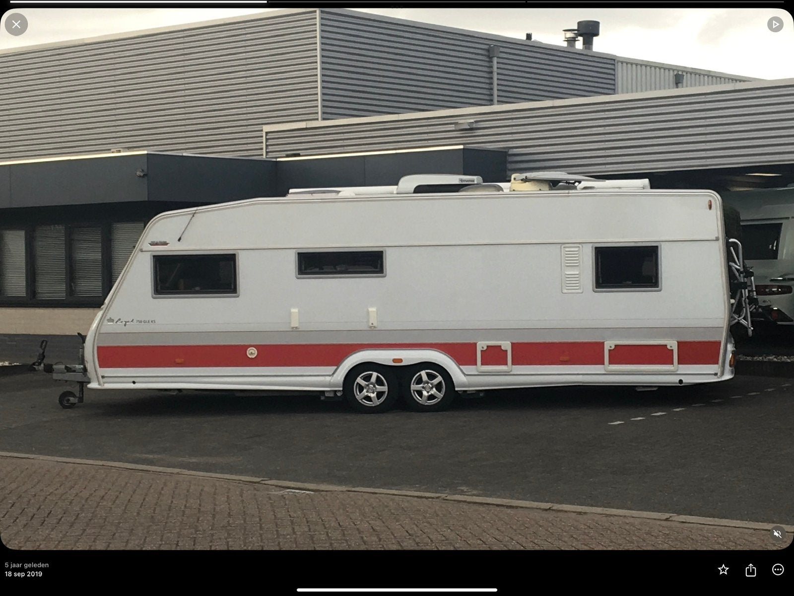Kabe 750 , bouwjaar 2011  met veel accessoires,, Rondzit, 7 tot 8 meter, Kabe, Schokbreker