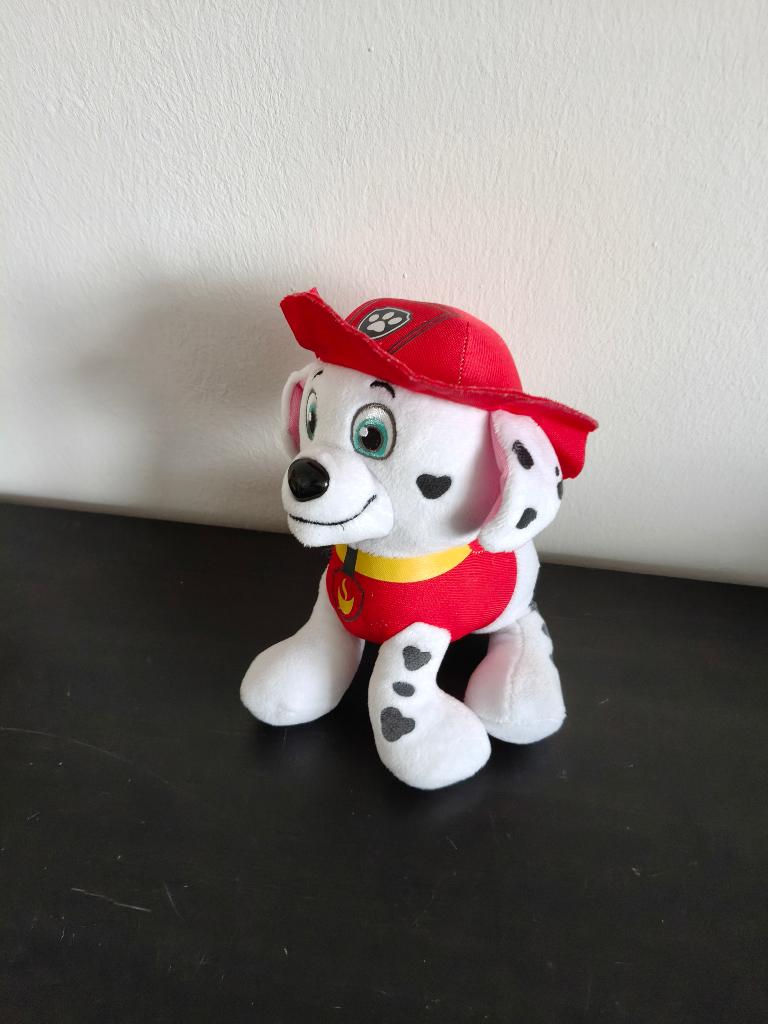 Paw patrol Marshall 15 cm knuffel, Paw Patrol, Ophalen, Zo goed als nieuw, Hond
