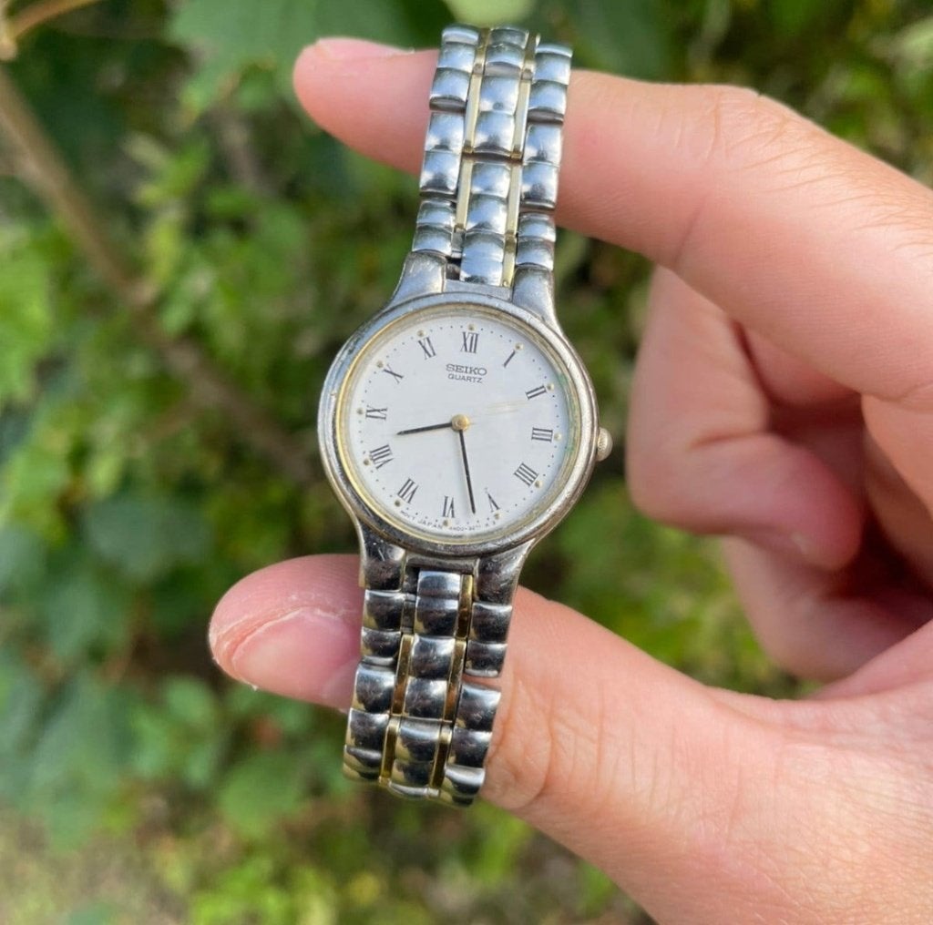 Seiko dames horloges vintage, Gebruikt, Staal, Polshorloge, Ophalen of Verzenden